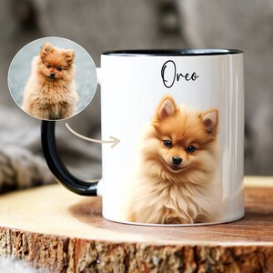 Personalized Mug Dog photo gift Custom dog coffee mug for dog lover coffee cup Pet owner custom image mug with dog face Christmas Dog Mug