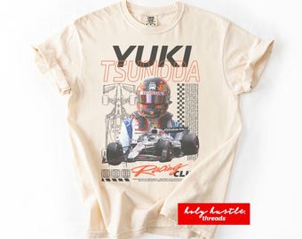 Formula 1 Yuki Tsunoda Red Bull Vintage Shirt, Formula One RedBull Racing Tshirt, Gift for F1 Tee, Yuki Tsunoda Merch, Racing Fan, F1 Gifts
