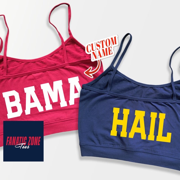 School Football Crop Top Etsy