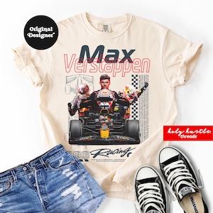 Max Verstappen Red Bull Racing Merch Shirt, Vintage Formula 1 Tee, Comfort Colors Verstappen Formula One, Gift for Formula F1 Racing Fan
