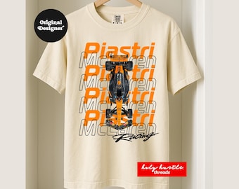 Oscar Piastri McLaren Vintage Shirt, Formula 1 Tee, Comfort Colors Retro Formula One, Formula F1 Merch, Piastri Racing Fan, F1 Gifts