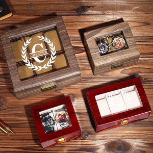 Caja de reloj personalizada, caja de reloj grabada, estuche para guardar relojes, estuche para Apple Watch, caja de reloj para hombre, estuche para reloj, caja de reloj, almacenamiento de relojes, regalo para él