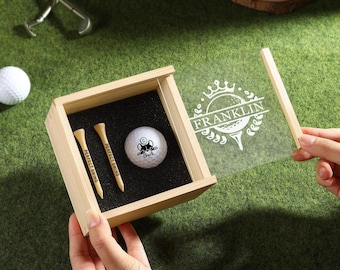 Golf Gift Set for Dad,fathers day golf gift,personalized golf balls,keepsake gift for dad,coach appreciation gift,wedding gift for groom