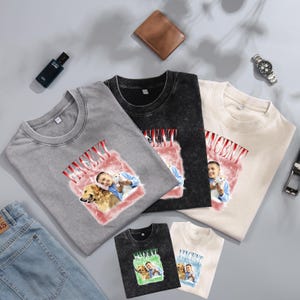 Personalisiertes Baumwollhemd, kundenspezifisches Foto-Hemd, Hemden für Männer, individuelles Hemd, Namenshemd, individuelles T-Shirt, Kurzarm, individuelles T-Shirt, Geschenke für ihn