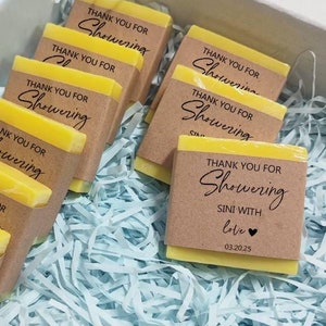 Bridal Shower & Wedding Favors, Gifts for Guests in Bulk, Personalized Party Favors, Mini Soap Favors, Thank You Gifts, Wholesale Soaps