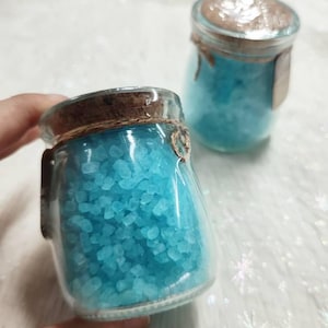 Organic Bath Salts, All Natural Bath Salt, Essential Oil Infused Bath Salts, Spa Gift for Her, Gift Set, Wedding Favors, Party Favors