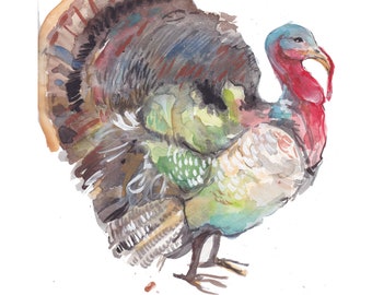 Gather Turkey, Thanksgiving Turkey, turkey for thanksgiving, Thanksgiving art, art for Thanksgiving, Farmhouse Thanksgiving