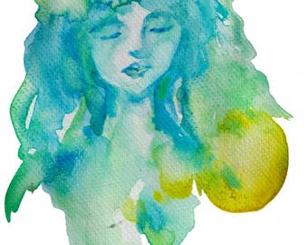 Download, Moon Woman, inspirational poster, inspirational art, luna moth, moon moth, moon moth art, Luna Moth, digital file, digital file