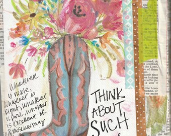 Junk Journal Devotional Class, bible study activity, girls night out, church ladies, church activity, Christian crafts, junk journal craft,