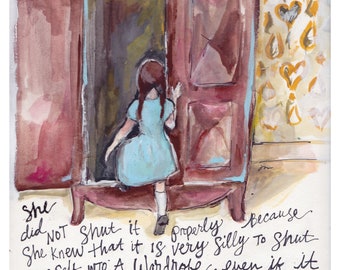 The Lion the witch and the wardrobe, CS Lewis quotes, C.S. Lewis, C.S. Lewis art, , lion, witch, wardrobe