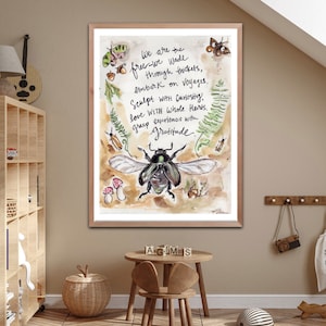 Homeschool art, homeschool room art, art for homeschool room, art for classroom, art for nature school, nature school, inspiration