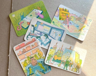 Little artists - Risograph mini print set