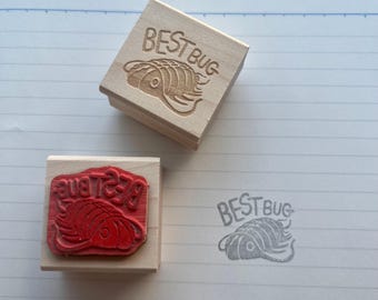 Sello de goma de trilobite