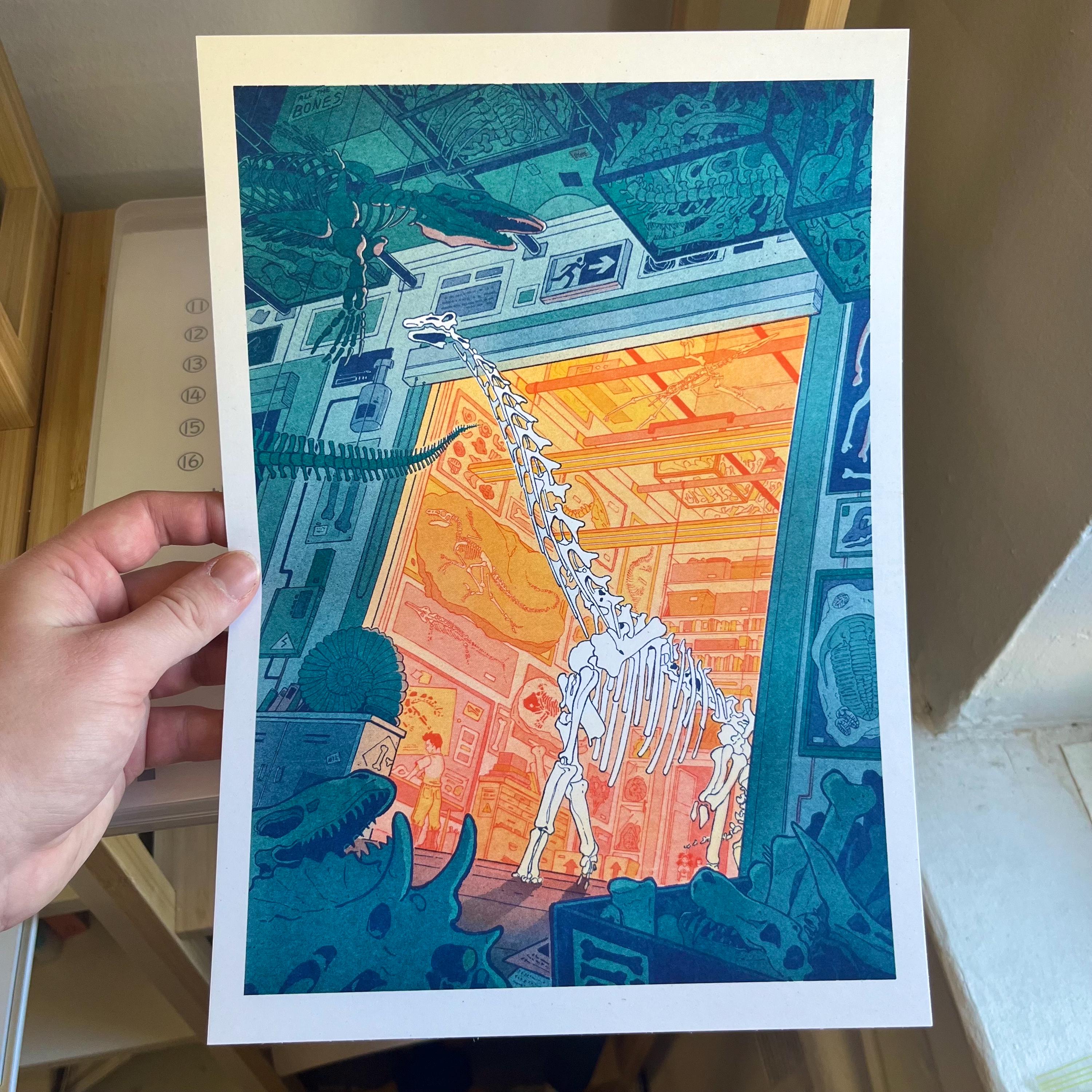 Custom Risograph Print - Etsy