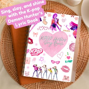 K-POP Demon Hunters Lyric Book | Huntrix | Direktnedladdning | Sångbok