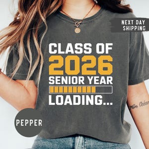 Comfort Colors® Senior 2026 Shirt, High School  Graduation 2026 Shirt, Graduation Gift, Senior 2026 Shirt, Class of 2026 Tee