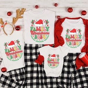 Family Christmas 2024 Making Memories Together Shirts, Family Christmas Tshirt, Christmas Family Pajamas, Xmas Family Shirt