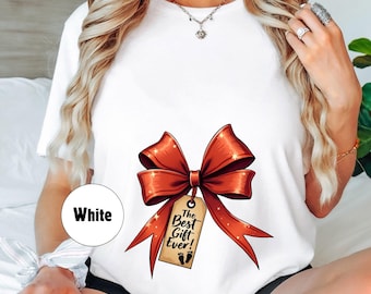 Christmas Pregnancy Reveal Shirt,  Mother To Be Xmas Gift Shirt, Pregnant Mom Shirt, Maternity Holiday Shirt, Cute Baby