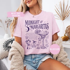 Comfort Colors® Midnight Margaritas Shirt, Salt Rosemary Lavender Love Shirt, Witchy Tee, Margarita Halloween Shirt, Practical Magic Shirt bild 4