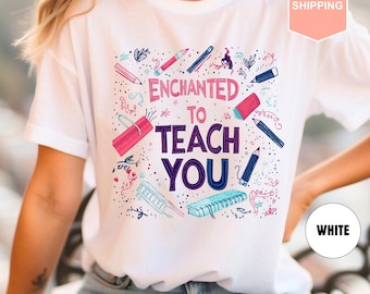 Enchanted to Teach You Friendship Shirt, Speak Now Teacher, Back to School 2024 Friendship Teacher Shirt