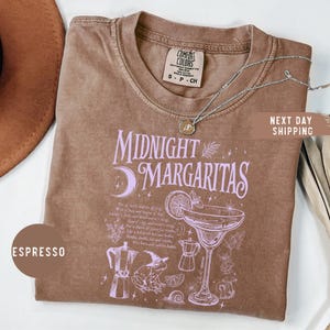 Comfort Colors® Midnight Margaritas Shirt, Salt Rosemary Lavender Love Shirt, Witchy Tee, Margarita Halloween Shirt, Practical Magic Shirt bild 7