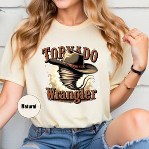 Tornado Wrangler Shirt, Cowboy Wrangler T-Shirt, Tornado Movie Shirt