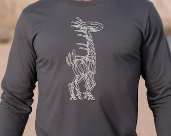 Koszulka Horizon Tallneck z długim rękawem – miękka płócienna koszulka Bella Zero Dawn Forbidden West