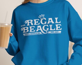 Three's Company Regal Beagle Sweatshirt, 70s Sitcom Fictional Bar Fan Gift Crewneck