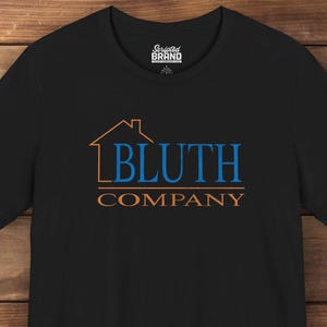 Arrested Development Bluth Company Logo Shirt - Unisex Soft Cotton Tshirt Vintage Retro Gob Jason Bateman Fan Banana Stand Buster Gift Tee