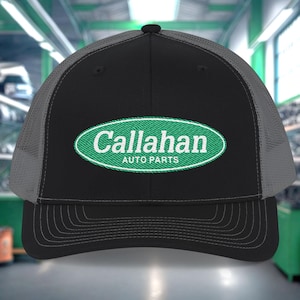 Tommy Boy Callahan Auto Parts Snapback Trucker Cap - Embroidered Richardson 112 Fictional Logo Funny Movie Farley Fan Baseball Hat Lid Gift