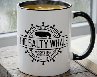 Widow's Bay Der salzige Wal Becher, fiktive Pub Kaffeetasse Fan Geschenk