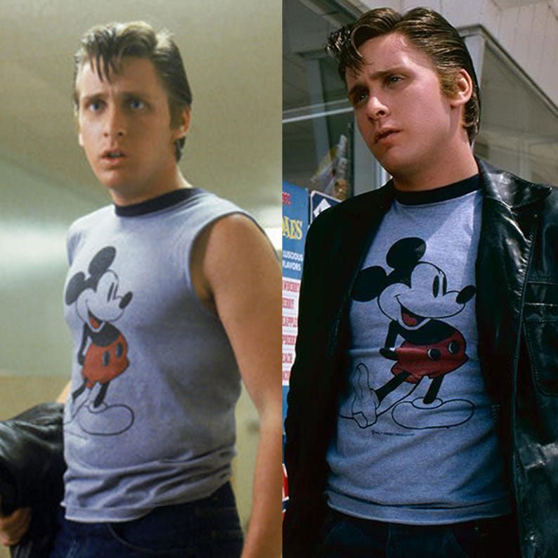 Scenes of Two-Bit Mathews in the movie The Outsiders