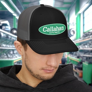 Tommy Boy Callahan Auto Parts Snapback Trucker-Cap - Gesticktes Richardson 112 Fiktisches Logo Lustiger Film Farley Fan Baseballmütze Deckel Geschenk