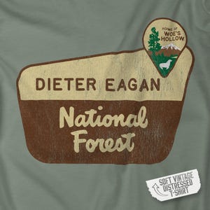 Camiseta unisex de Bella Soft Vintage Woes Hollow ORTBO Lumon Apple TV Innie Outie Helly National Forest de Severance Dieter Eagan, regalo para fanáticos