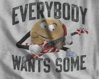 Everybody Wants Some Better Off Dead Shirt - Van Halen Vintage Unisex Soft Cotton Tshirt Pig Burgers Singing Claymation Guitar Fan Gift Tee