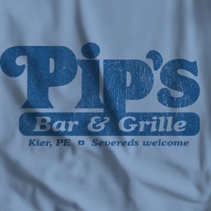Severance Pip's Bar & Grill Shirt - Unisex Severeds Welcome Bella Soft Vintage Distressed Logo Apple TV Lumon Diner Innie Outie Fan Gift Tee