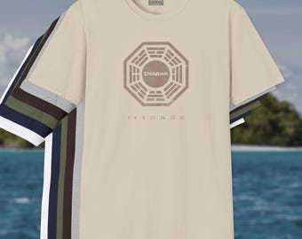 Dharma Initiative Lost TV Show Shirt - Soft Cotton Unisex T-Shirt with Hatch Numbers Vintage Hurley Jack Kate Sawyer Locke Sayid Gift Tee