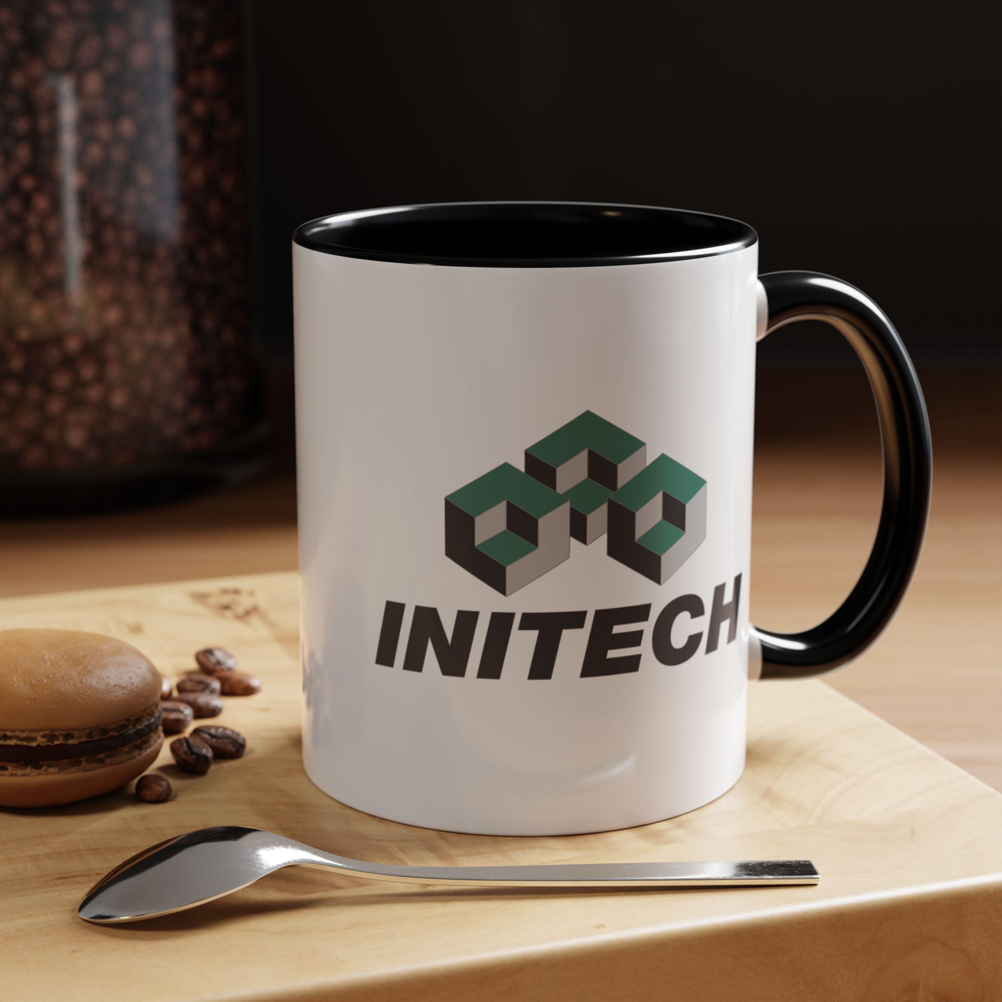 Initech Sticker Initech Office Space Mug (black Handle) - Gift Movie Fictional Brand ...