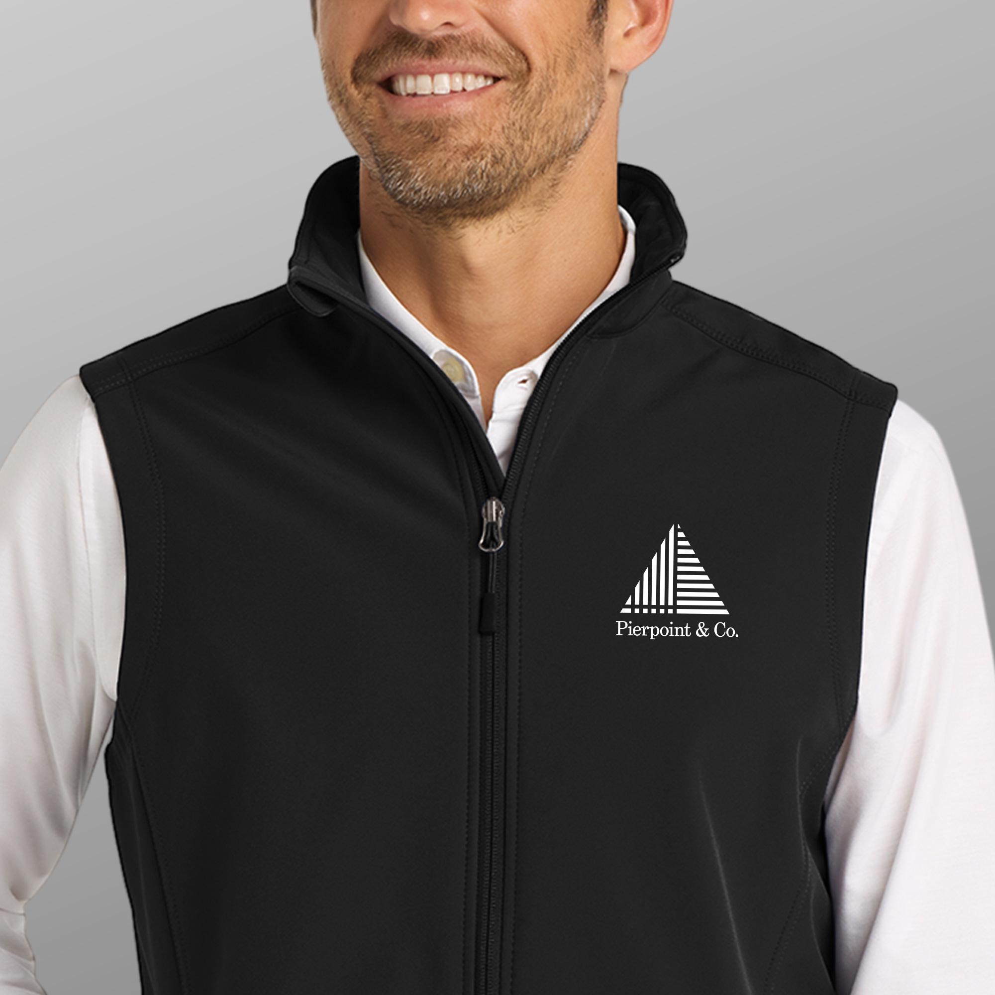 Pierpoint & Co Men's Core Soft Shell Vest - Industry Show Port