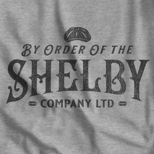 Peaky Blinders By Order of Shelby Co LTD T-Shirt - Soft Unisex Vintage Logo Fan Gift Tee