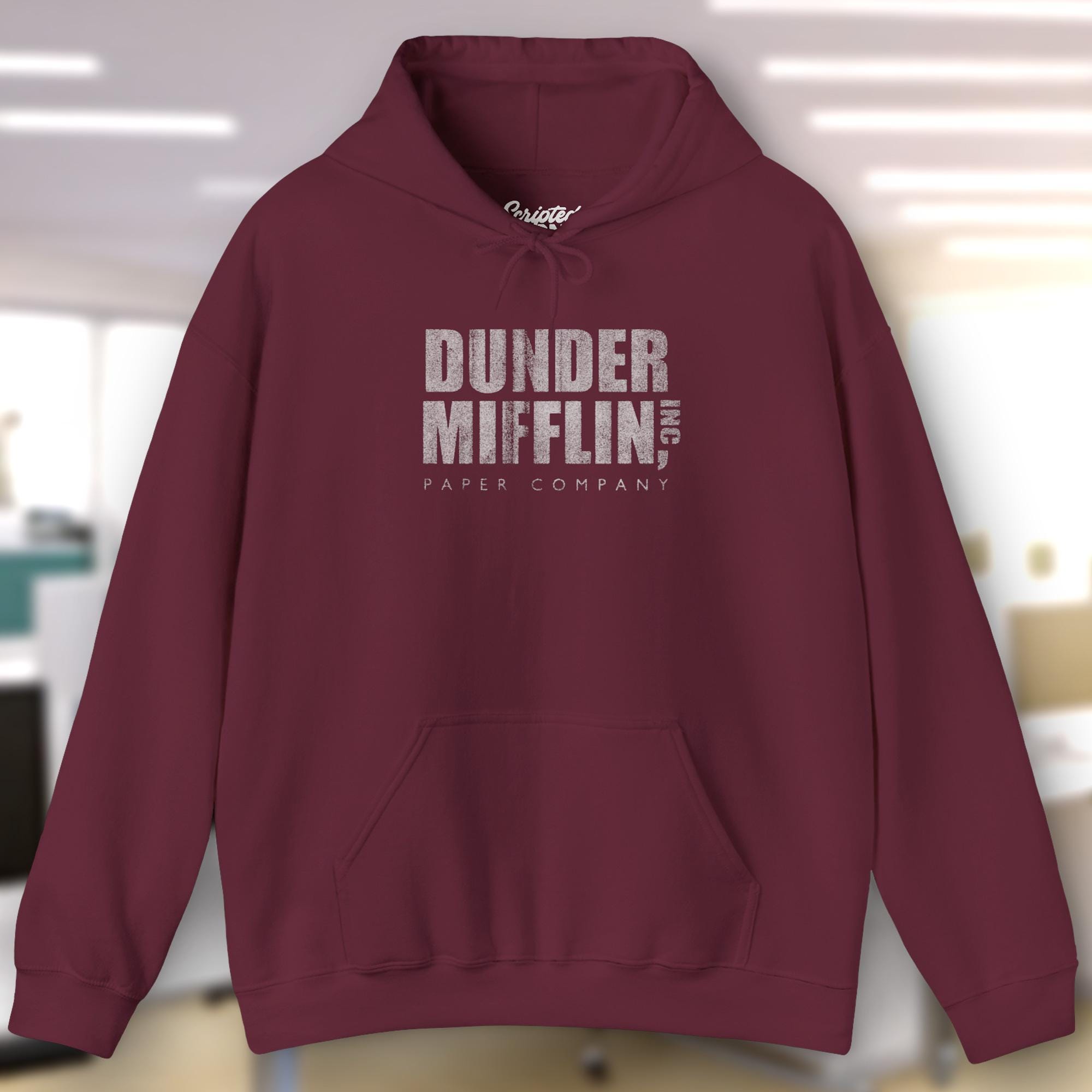 Dunder Mifflin the Office Vintage Hoodie Sweatshirt Soft Unisex
