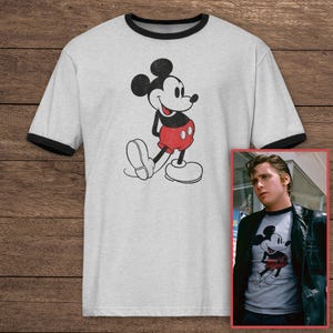 The Outsiders Two-Bit Mathews Vintage Mickey T-shirt - Unisex Cotton Ringer Tee