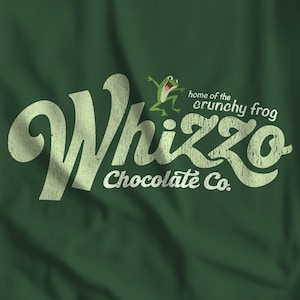 Whizzo Chocolate Crunchy Frog T-Shirt | Monty-Python Fan Vintage Distressed Logo Unisex Gift Tee