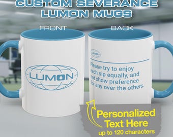 Severance Lumon Personalized Customizable White Mug