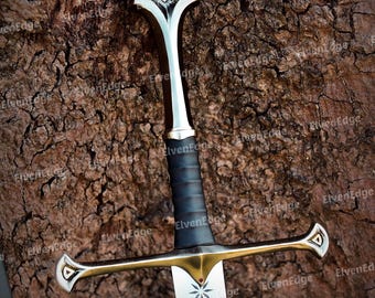 Unique Christmas Gift  Handcrafted Viking Sword  Steel Blade Collectible Decor Piece Anniversary Gift for Him