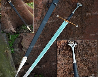 Handcrafted Steel Sword - Unique Collectible Display Piece, Perfect Gift for Him, Anniversary Gift, Christmas Gift