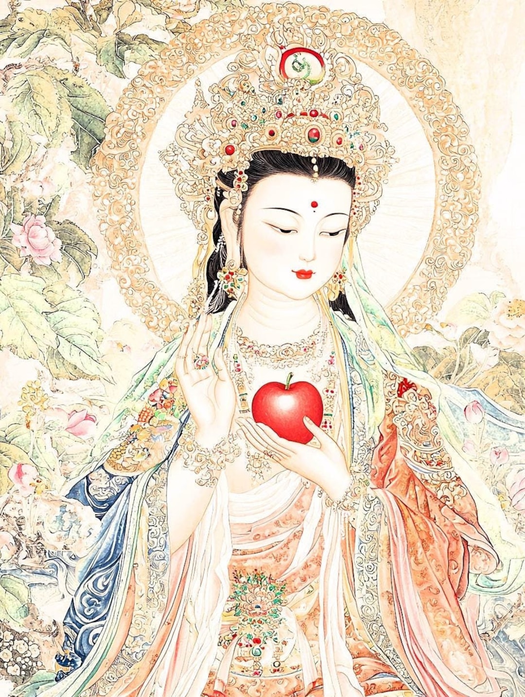 Digital Files-guanyin Art Print Set – Eastern Spiritual Wall Decor
