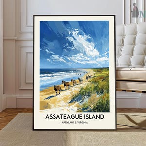 Assateague Island Print, Assateague Island Poster, Assateague Island Wall Art, Assateague Island Travel print, Assateague Island art print
