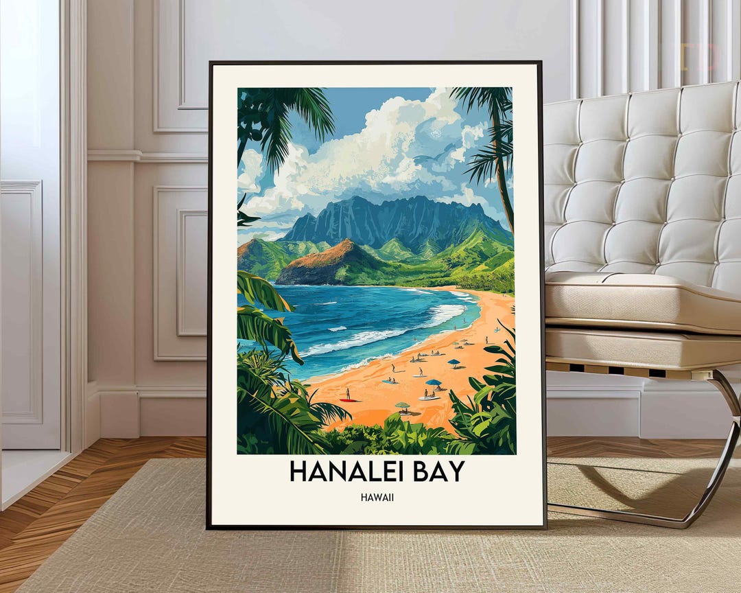Hanalei Poster, Hanalei Wall Art, Hanalei Print, Hanalei Photo, Hanalei ...