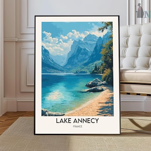 Lake Annecy Print, Lake Annecy Wall Art, Lake Annecy Poster, Lake Annecy Photo, Lac d’Annecy Poster Print, Lake Annecy France